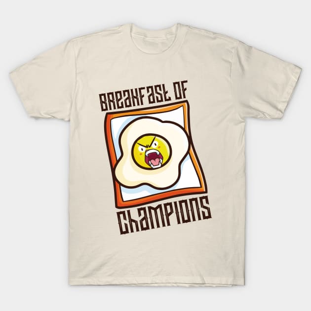 Breakfast of Champions T-Shirt by Jocularity Art